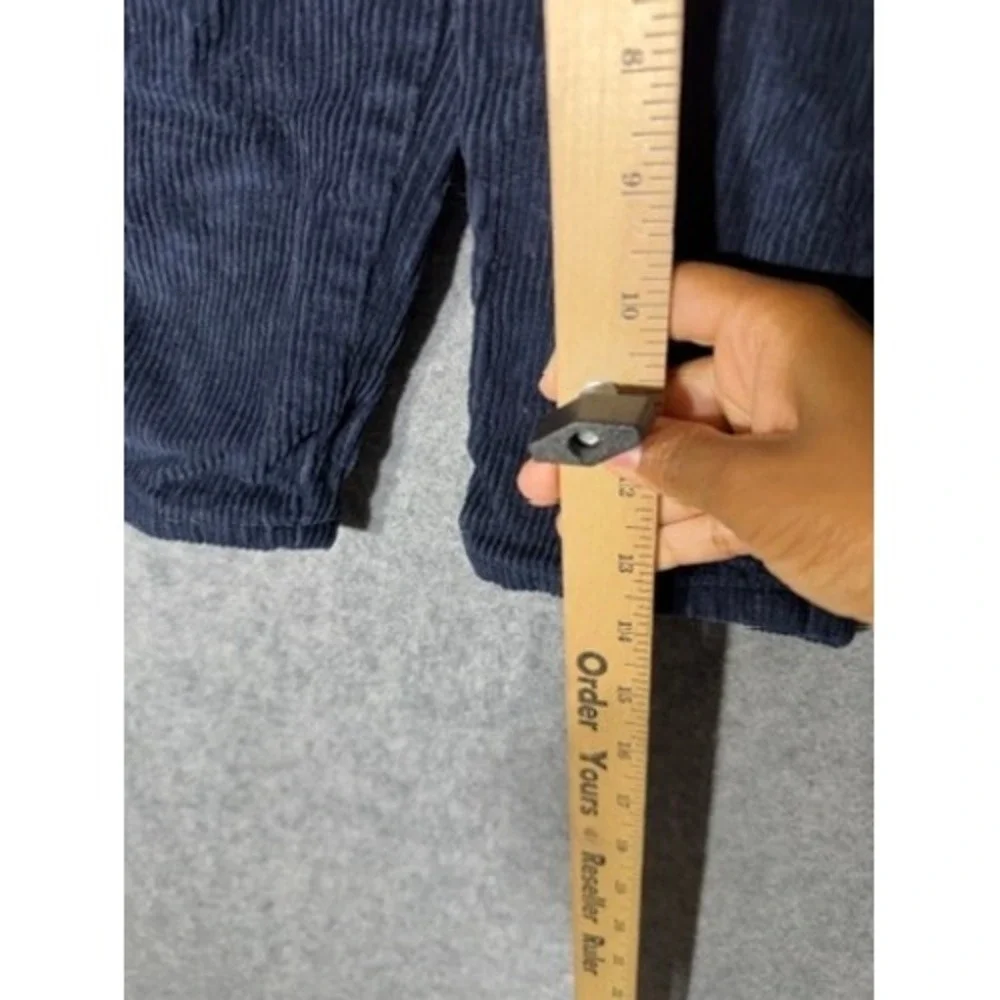OshKosh Bgosh Kids Navy Blue Corduroy Overalls Size 4T Carpenter Pants 4T/4A